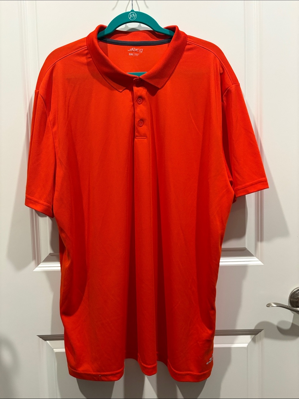 bcg Bright Red Men's Performance Polo